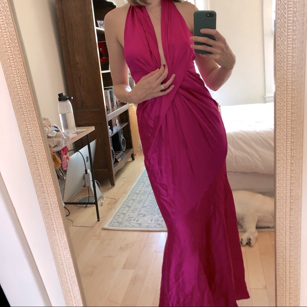 Donna Karan Pink Gown